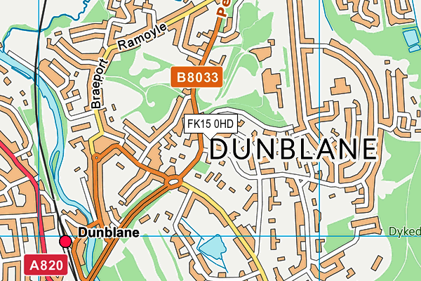 FK15 0HD map - OS VectorMap District (Ordnance Survey) FK15 0HD map - OS VectorMap District (Ordnance Survey)