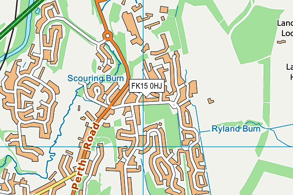 FK15 0HJ map - OS VectorMap District (Ordnance Survey) FK15 0HJ map - OS VectorMap District (Ordnance Survey)