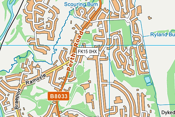 FK15 0HX map - OS VectorMap District (Ordnance Survey) FK15 0HX map - OS VectorMap District (Ordnance Survey)