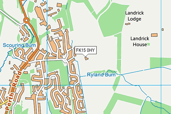 FK15 0HY map - OS VectorMap District (Ordnance Survey) FK15 0HY map - OS VectorMap District (Ordnance Survey)