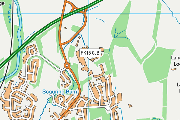 FK15 0JB map - OS VectorMap District (Ordnance Survey) FK15 0JB map - OS VectorMap District (Ordnance Survey)