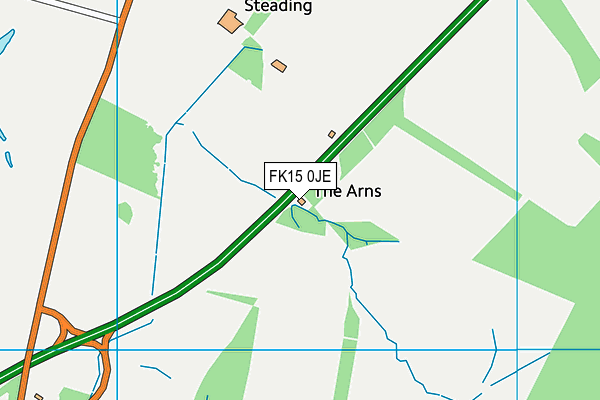 FK15 0JE map - OS VectorMap District (Ordnance Survey) FK15 0JE map - OS VectorMap District (Ordnance Survey)