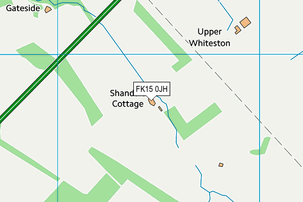 FK15 0JH map - OS VectorMap District (Ordnance Survey) FK15 0JH map - OS VectorMap District (Ordnance Survey)