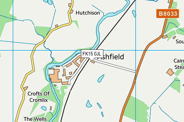 FK15 0JL map - OS VectorMap District (Ordnance Survey) FK15 0JL map - OS VectorMap District (Ordnance Survey)