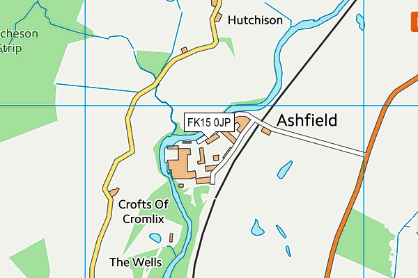 FK15 0JP map - OS VectorMap District (Ordnance Survey) FK15 0JP map - OS VectorMap District (Ordnance Survey)