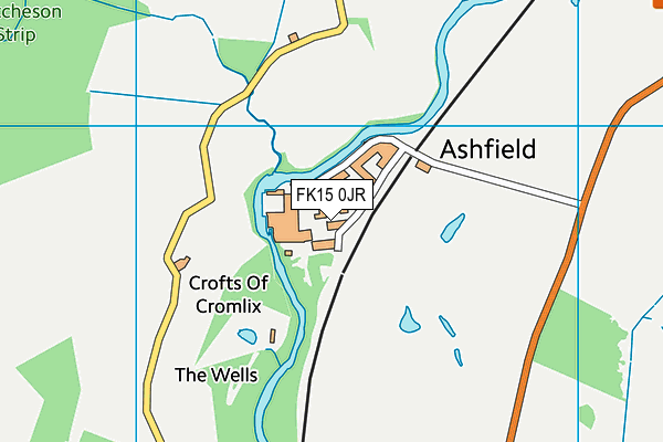 FK15 0JR map - OS VectorMap District (Ordnance Survey) FK15 0JR map - OS VectorMap District (Ordnance Survey)