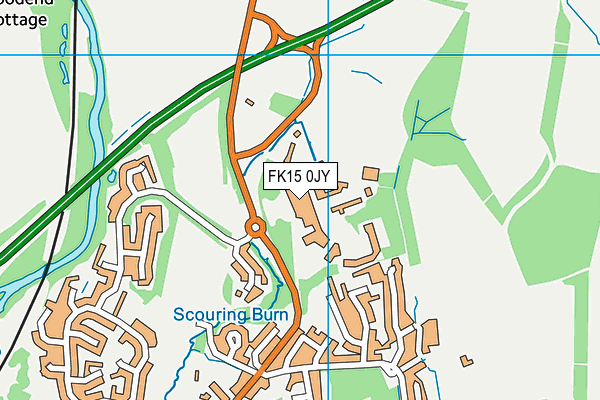 FK15 0JY map - OS VectorMap District (Ordnance Survey) FK15 0JY map - OS VectorMap District (Ordnance Survey)