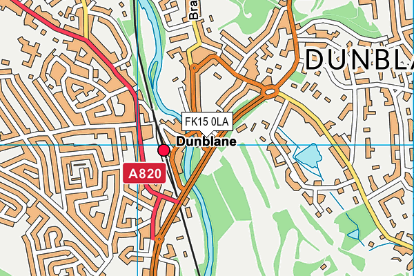 FK15 0LA map - OS VectorMap District (Ordnance Survey) FK15 0LA map - OS VectorMap District (Ordnance Survey)