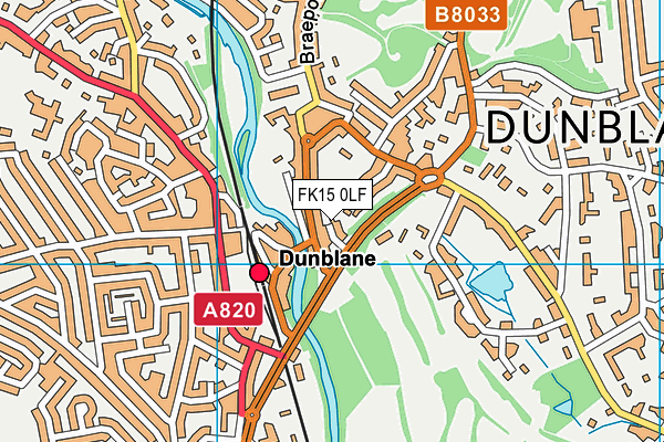 FK15 0LF map - OS VectorMap District (Ordnance Survey) FK15 0LF map - OS VectorMap District (Ordnance Survey)