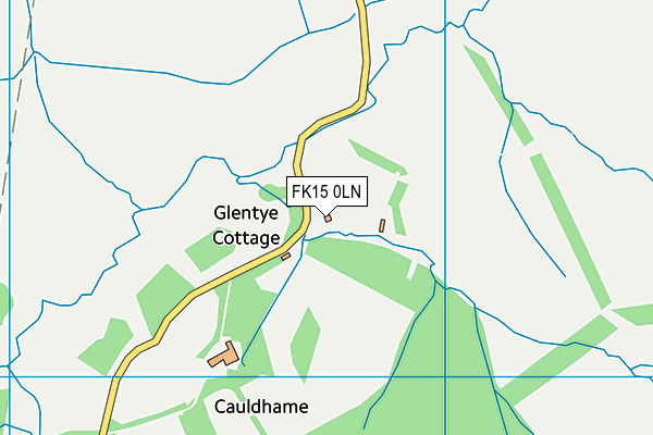 FK15 0LN map - OS VectorMap District (Ordnance Survey) FK15 0LN map - OS VectorMap District (Ordnance Survey)
