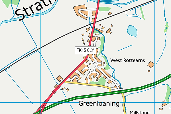 FK15 0LY map - OS VectorMap District (Ordnance Survey) FK15 0LY map - OS VectorMap District (Ordnance Survey)