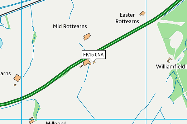 FK15 0NA map - OS VectorMap District (Ordnance Survey)
