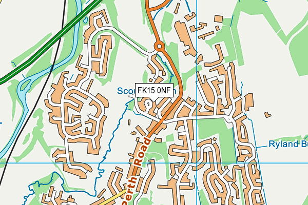 FK15 0NF map - OS VectorMap District (Ordnance Survey) FK15 0NF map - OS VectorMap District (Ordnance Survey)