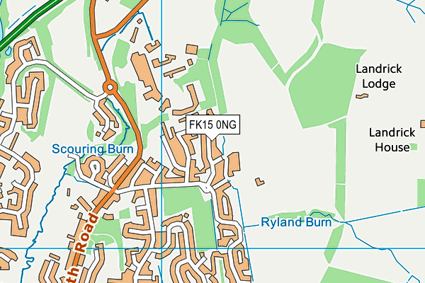FK15 0NG map - OS VectorMap District (Ordnance Survey) FK15 0NG map - OS VectorMap District (Ordnance Survey)