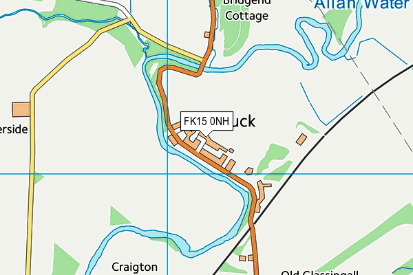 FK15 0NH map - OS VectorMap District (Ordnance Survey) FK15 0NH map - OS VectorMap District (Ordnance Survey)