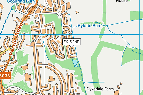 FK15 0NP map - OS VectorMap District (Ordnance Survey) FK15 0NP map - OS VectorMap District (Ordnance Survey)