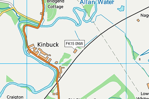 FK15 0NW map - OS VectorMap District (Ordnance Survey) FK15 0NW map - OS VectorMap District (Ordnance Survey)