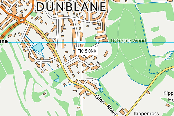 FK15 0NX map - OS VectorMap District (Ordnance Survey) FK15 0NX map - OS VectorMap District (Ordnance Survey)
