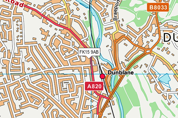 FK15 9AB map - OS VectorMap District (Ordnance Survey) FK15 9AB map - OS VectorMap District (Ordnance Survey)