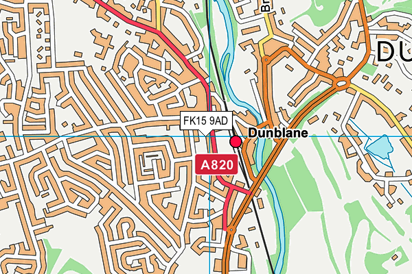 FK15 9AD map - OS VectorMap District (Ordnance Survey) FK15 9AD map - OS VectorMap District (Ordnance Survey)