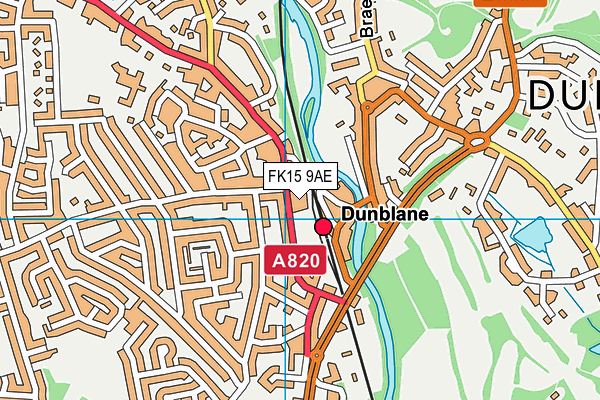 FK15 9AE map - OS VectorMap District (Ordnance Survey) FK15 9AE map - OS VectorMap District (Ordnance Survey)