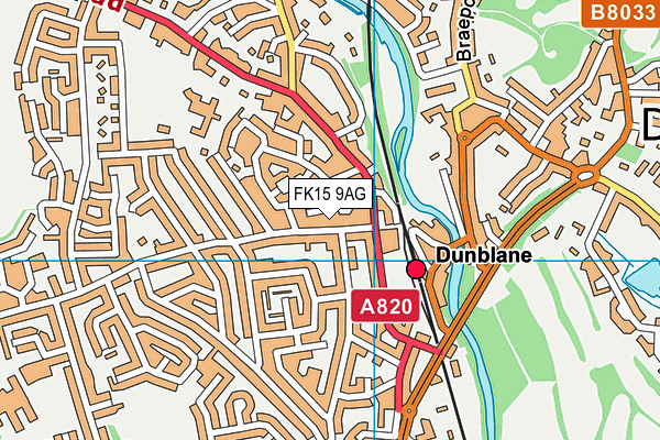 FK15 9AG map - OS VectorMap District (Ordnance Survey) FK15 9AG map - OS VectorMap District (Ordnance Survey)