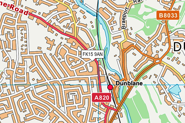 FK15 9AN map - OS VectorMap District (Ordnance Survey) FK15 9AN map - OS VectorMap District (Ordnance Survey)