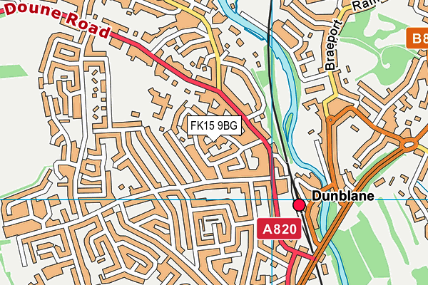 FK15 9BG map - OS VectorMap District (Ordnance Survey) FK15 9BG map - OS VectorMap District (Ordnance Survey)