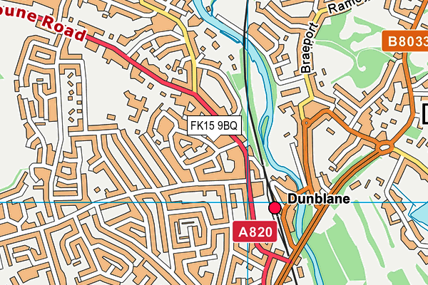 FK15 9BQ map - OS VectorMap District (Ordnance Survey) FK15 9BQ map - OS VectorMap District (Ordnance Survey)