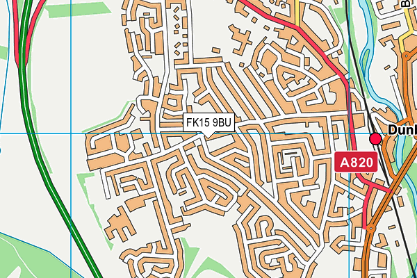 FK15 9BU map - OS VectorMap District (Ordnance Survey) FK15 9BU map - OS VectorMap District (Ordnance Survey)
