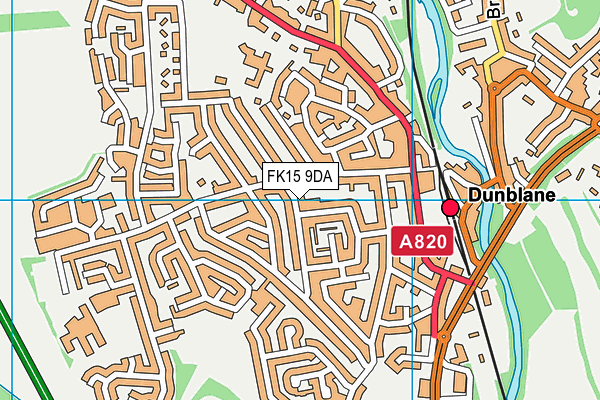 FK15 9DA map - OS VectorMap District (Ordnance Survey) FK15 9DA map - OS VectorMap District (Ordnance Survey)