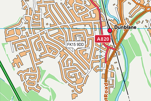 FK15 9DD map - OS VectorMap District (Ordnance Survey) FK15 9DD map - OS VectorMap District (Ordnance Survey)