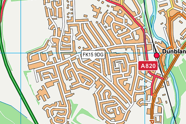 FK15 9DG map - OS VectorMap District (Ordnance Survey) FK15 9DG map - OS VectorMap District (Ordnance Survey)