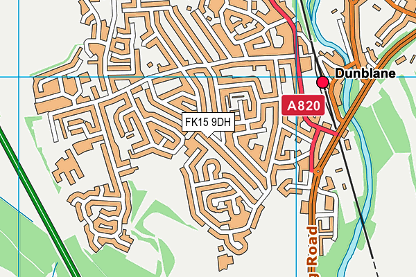 FK15 9DH map - OS VectorMap District (Ordnance Survey) FK15 9DH map - OS VectorMap District (Ordnance Survey)
