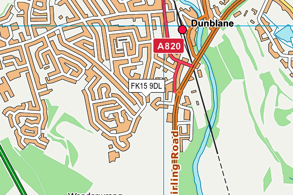 FK15 9DL map - OS VectorMap District (Ordnance Survey) FK15 9DL map - OS VectorMap District (Ordnance Survey)