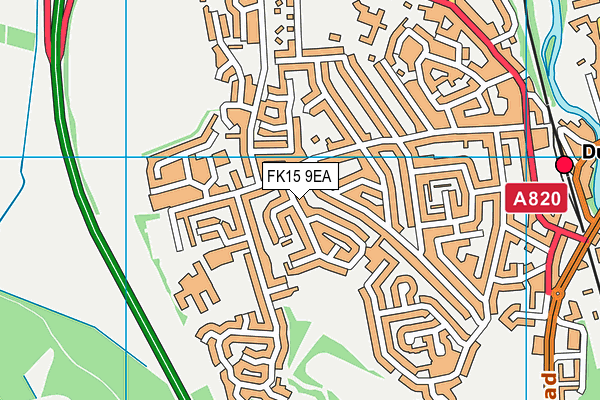FK15 9EA map - OS VectorMap District (Ordnance Survey) FK15 9EA map - OS VectorMap District (Ordnance Survey)