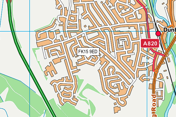 FK15 9ED map - OS VectorMap District (Ordnance Survey) FK15 9ED map - OS VectorMap District (Ordnance Survey)