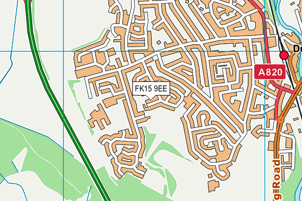 FK15 9EE map - OS VectorMap District (Ordnance Survey)