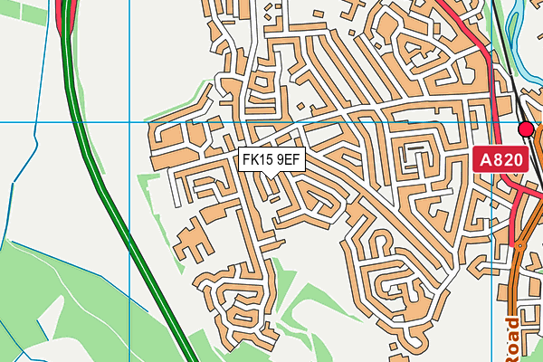 FK15 9EF map - OS VectorMap District (Ordnance Survey) FK15 9EF map - OS VectorMap District (Ordnance Survey)