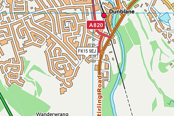 FK15 9EJ map - OS VectorMap District (Ordnance Survey) FK15 9EJ map - OS VectorMap District (Ordnance Survey)