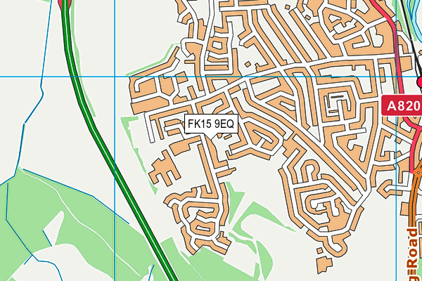 FK15 9EQ map - OS VectorMap District (Ordnance Survey) FK15 9EQ map - OS VectorMap District (Ordnance Survey)