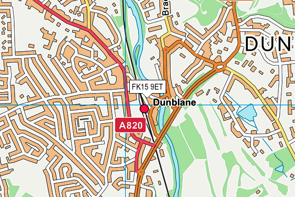 FK15 9ET map - OS VectorMap District (Ordnance Survey) FK15 9ET map - OS VectorMap District (Ordnance Survey)