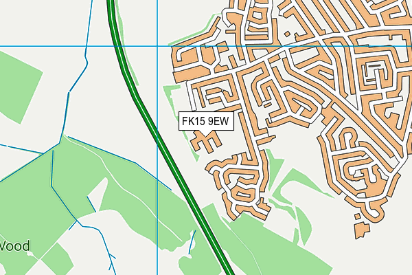 FK15 9EW map - OS VectorMap District (Ordnance Survey) FK15 9EW map - OS VectorMap District (Ordnance Survey)