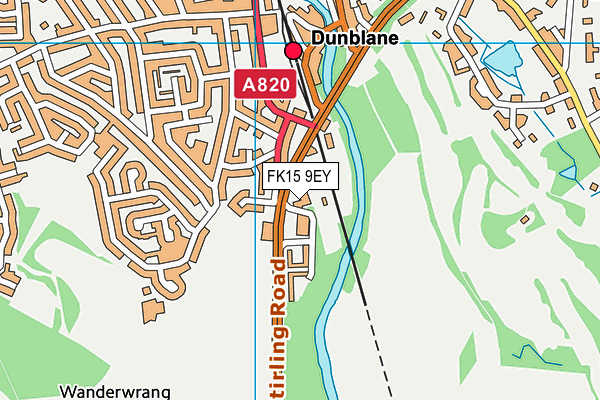 FK15 9EY map - OS VectorMap District (Ordnance Survey) FK15 9EY map - OS VectorMap District (Ordnance Survey)
