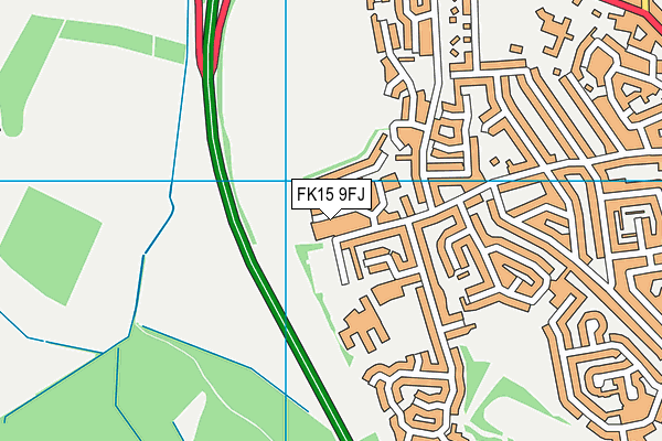 FK15 9FJ map - OS VectorMap District (Ordnance Survey) FK15 9FJ map - OS VectorMap District (Ordnance Survey)