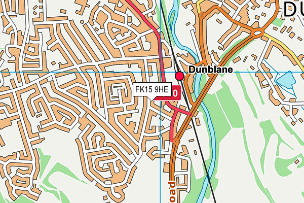 FK15 9HE map - OS VectorMap District (Ordnance Survey)