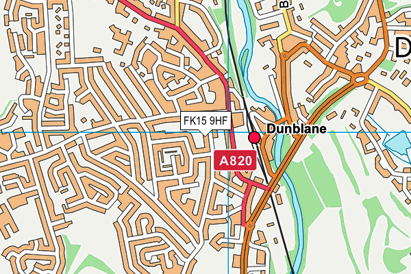 FK15 9HF map - OS VectorMap District (Ordnance Survey) FK15 9HF map - OS VectorMap District (Ordnance Survey)