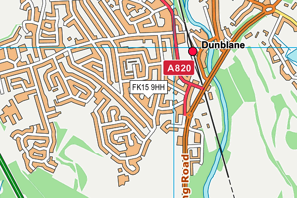 FK15 9HH map - OS VectorMap District (Ordnance Survey) FK15 9HH map - OS VectorMap District (Ordnance Survey)