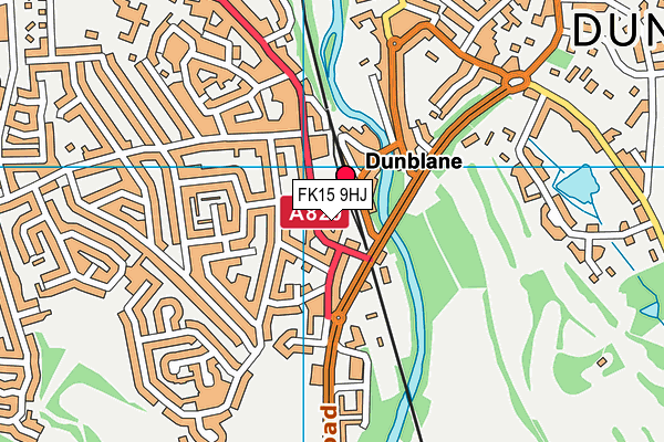 FK15 9HJ map - OS VectorMap District (Ordnance Survey) FK15 9HJ map - OS VectorMap District (Ordnance Survey)