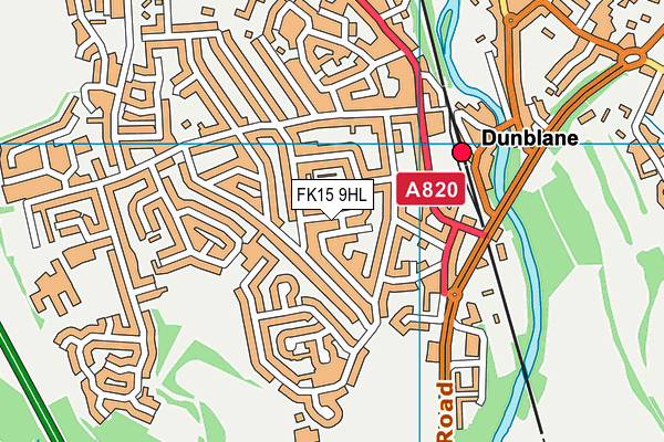 FK15 9HL map - OS VectorMap District (Ordnance Survey) FK15 9HL map - OS VectorMap District (Ordnance Survey)